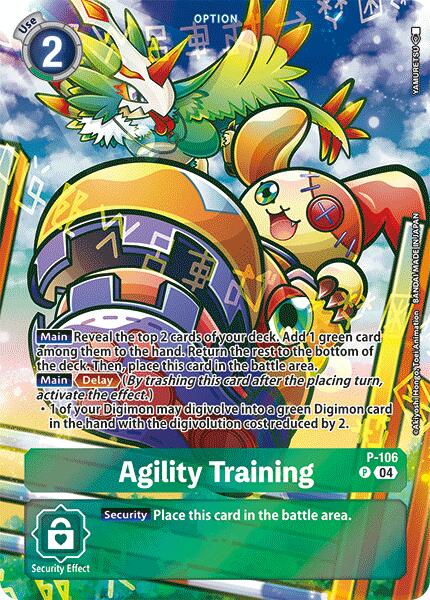 Agility Training [P-106] (Starter Deck 19 Exclusive) [Starter Deck: Fable Waltz Promos] Online Sale