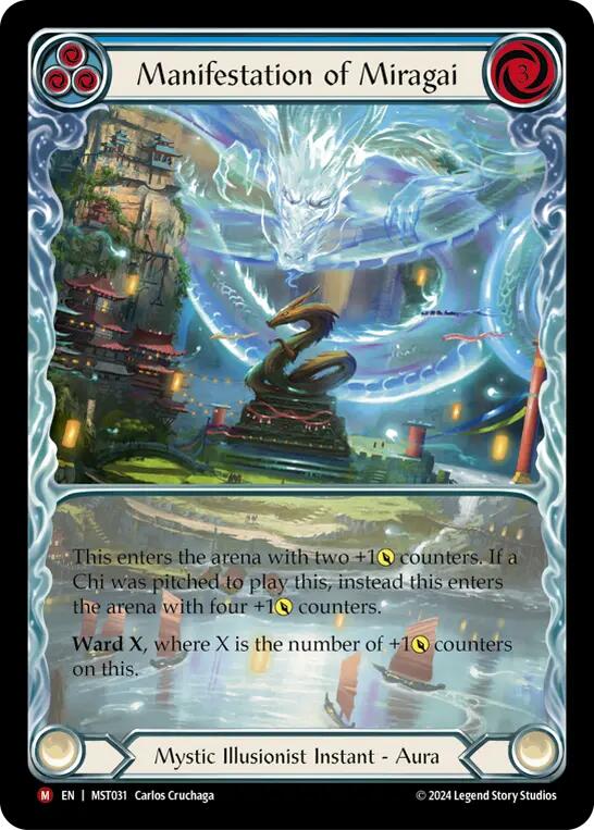 Manifestation of Miragai (Extended Art) [MST031] (Part the Mistveil)  Rainbow Foil Online Hot Sale