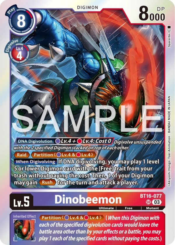 Dinobeemon [BT16-077] [Beginning Observer] Hot on Sale