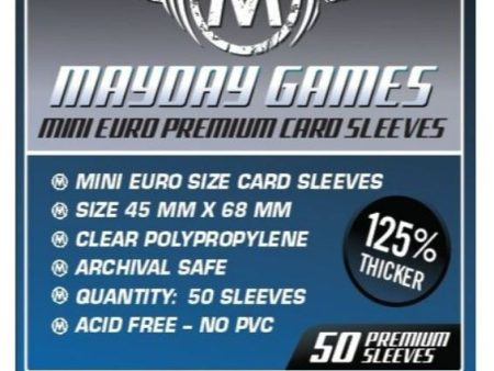 Mayday - Premium Mini Euro Card Sleeve (Pack of 50) - 45 X 68mm Cheap