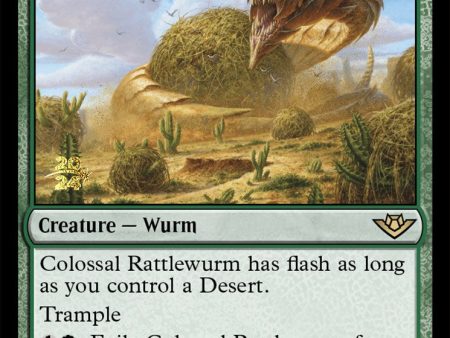 Colossal Rattlewurm [Outlaws of Thunder Junction Prerelease Promos] Online now