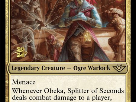 Obeka, Splitter of Seconds [Outlaws of Thunder Junction Prerelease Promos] Online Sale