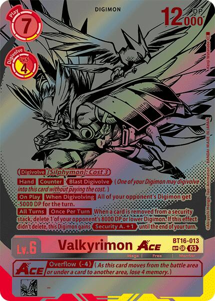 Valkyrimon Ace [BT16-013] (Textured) [Beginning Observer] For Cheap