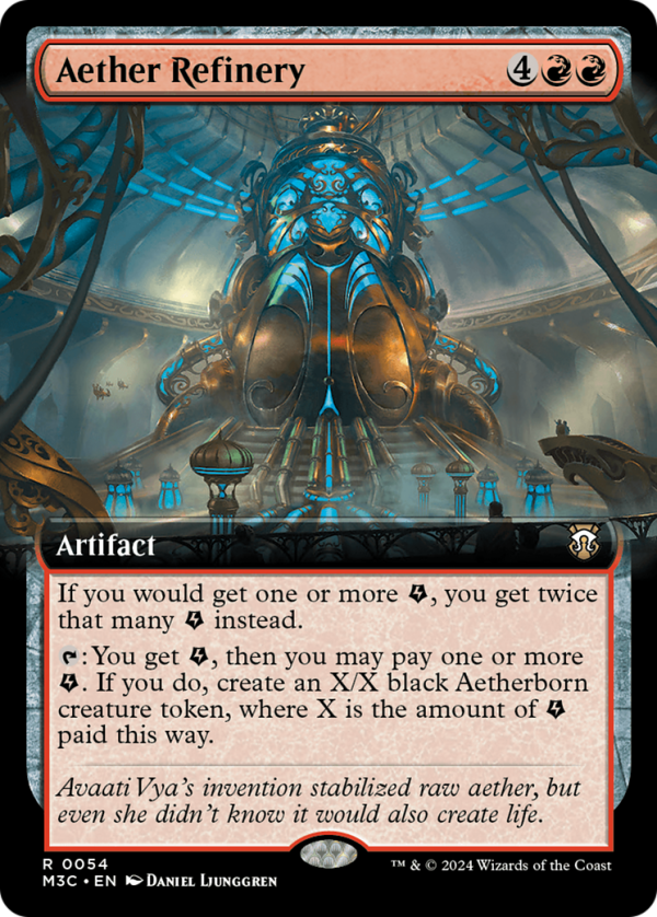 Aether Refinery (Extended Art) [Modern Horizons 3 Commander] For Discount