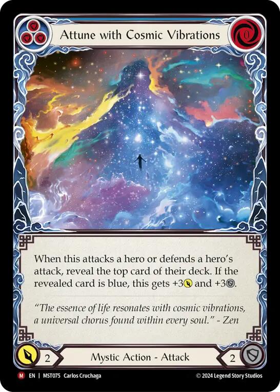 Attune with Cosmic Vibrations [MST075] (Part the Mistveil)  Rainbow Foil Discount