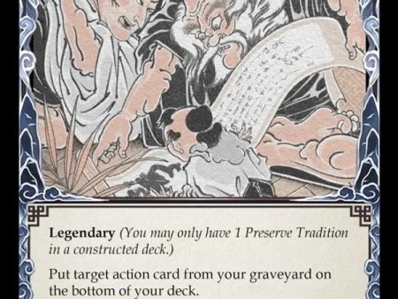 Perserve Tradition [MST099] (Part the Mistveil) Discount