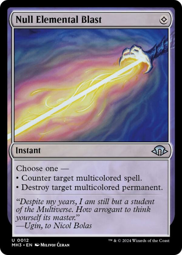 Null Elemental Blast [Modern Horizons 3] Discount