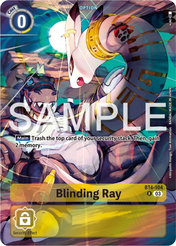 Blinding Ray [BT4-104] (Reprint) [Starter Deck: Double Typhoon Advanced Deck Set] Discount