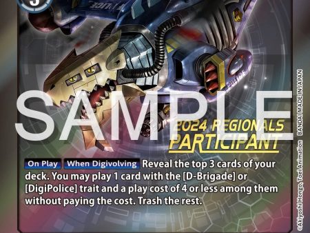 Cargodramon [BT14-064] (2024 Regionals Participant) [Blast Ace Promos] Supply