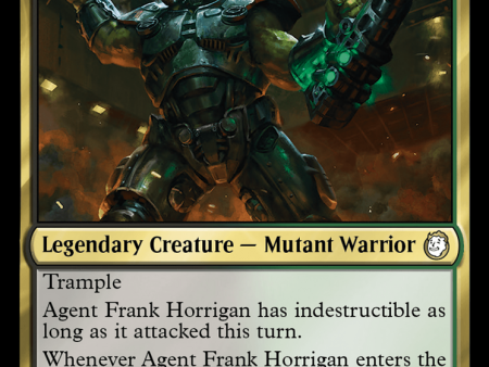 Agent Frank Horrigan (Surge Foil) [Fallout] Discount