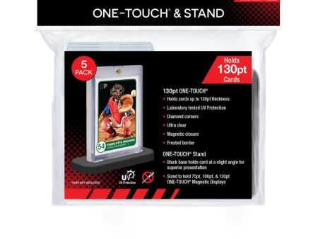 Ultra Pro - One Touch Stand - 130pt One Touch & Stand (5pc) on Sale