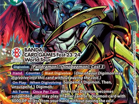 Imperialdramon: Dragon Mode Ace [P-109] (BANDAI Card Games Fest 23-24 World Tour) [Promotional Cards] Online Hot Sale