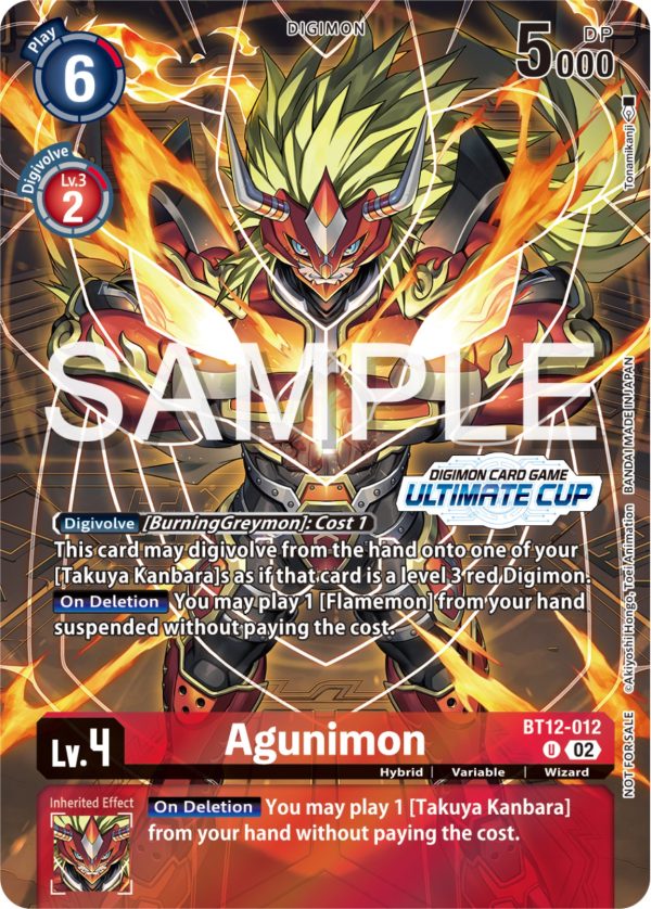 Agunimon [BT12-012] (Ultimate Cup 2024) [Across Time Promos] Fashion