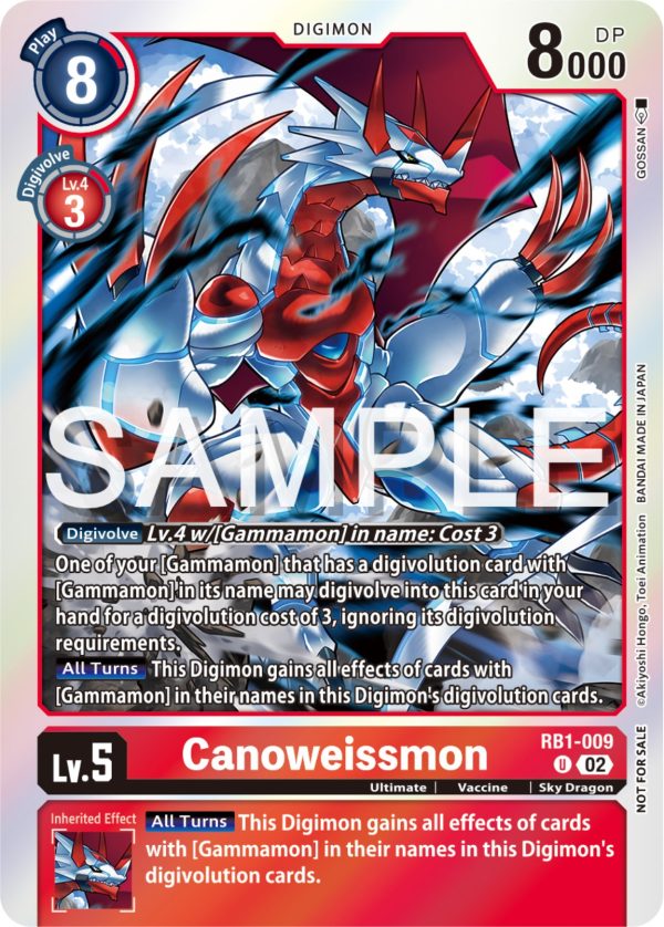 Canoweissmon [RB1-009] (Event Pack 6) [Resurgence Booster] For Cheap