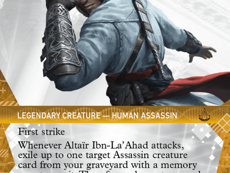 Altair Ibn-La Ahad (Showcase) (Textured Foil) [Assassin s Creed] Hot on Sale