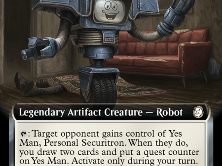 Yes Man, Personal Securitron (Extended Art) (Surge Foil) [Fallout] Online