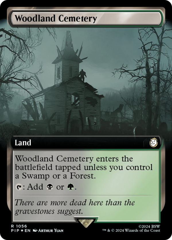 Woodland Cemetery (Extended Art) (Surge Foil) [Fallout] Discount