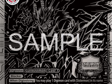 Gankoomon (X Antibody) [BT10-068] (2023 Championship Finals 2nd Place) [Xros Encounter Promos] on Sale