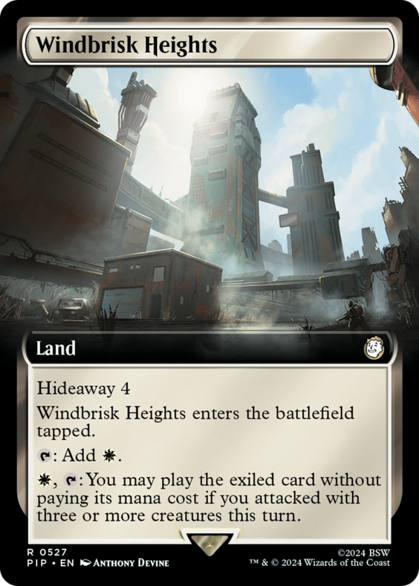 Windbrisk Heights (Extended Art) [Fallout] Discount