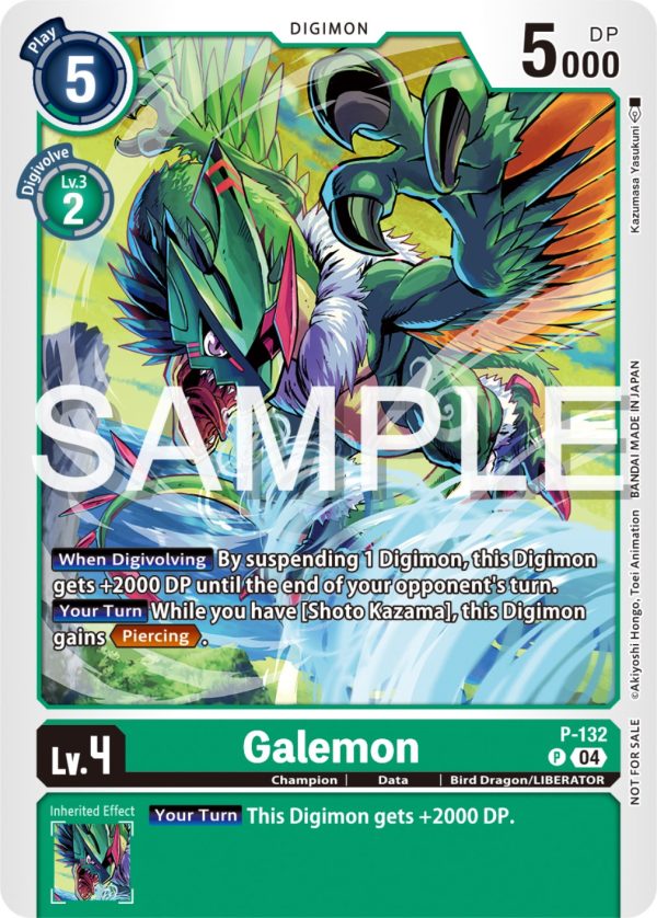 Galemon [P-132] (Digimon Liberator Promotion Pack) [Promotional Cards] on Sale