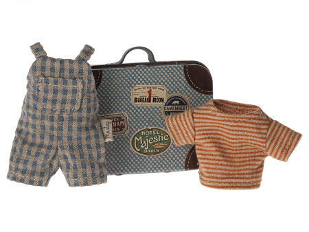 Clothes For Mouse - Overalls And Shirt In Suitcase Supply