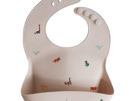 Bib - Silicone - Dinosours Online Hot Sale