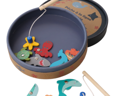 Wooden Toy - Magnetic Fishing Game Supply